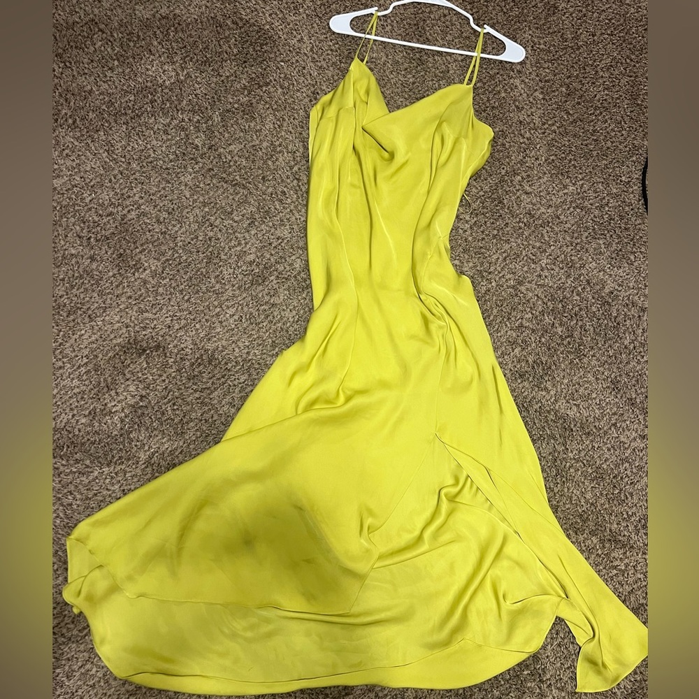 Xl express brand silky material dress.